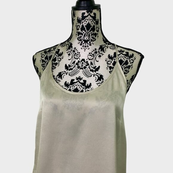 NWT Mango Satin Scoop Neck Camisole Tank - Picture 7 of 12